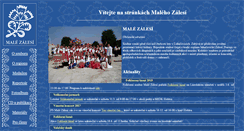 Desktop Screenshot of malezalesi.avonet.cz