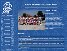 Tablet Screenshot of malezalesi.avonet.cz