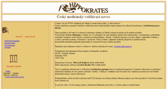 Desktop Screenshot of hippokrates.avonet.cz