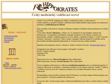 Tablet Screenshot of hippokrates.avonet.cz